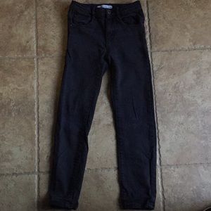 Zara kids black skinny jeans size 8